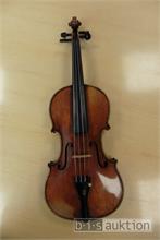 1 Violine, Erbauer: August Pfab, Größe: 4/4, Zettel: August Pfab HH 1876, Land: Deutschland, Bj. ca. 1876, Inv.-Nr. 18