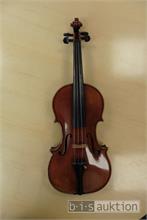 1 Violine, Erbauer: Schreiber & Lugert, Größe: 4/4, Zettel: Schreiber & Lugert 1935 Nr 33, Land: Deutschland, Bj. ca. 1935, Inv.-Nr. 1001