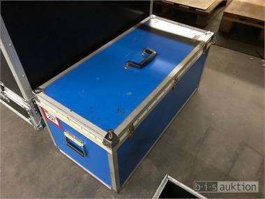 1 Transportcase, ca. 800 x 400 x 350 mm, blau